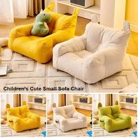 Soft Small Sofa Chair with Storage Bag Ergonomic Children's Bear Sofa Chair Comfortable Living Room Lazy Sofa For Boys and Girls