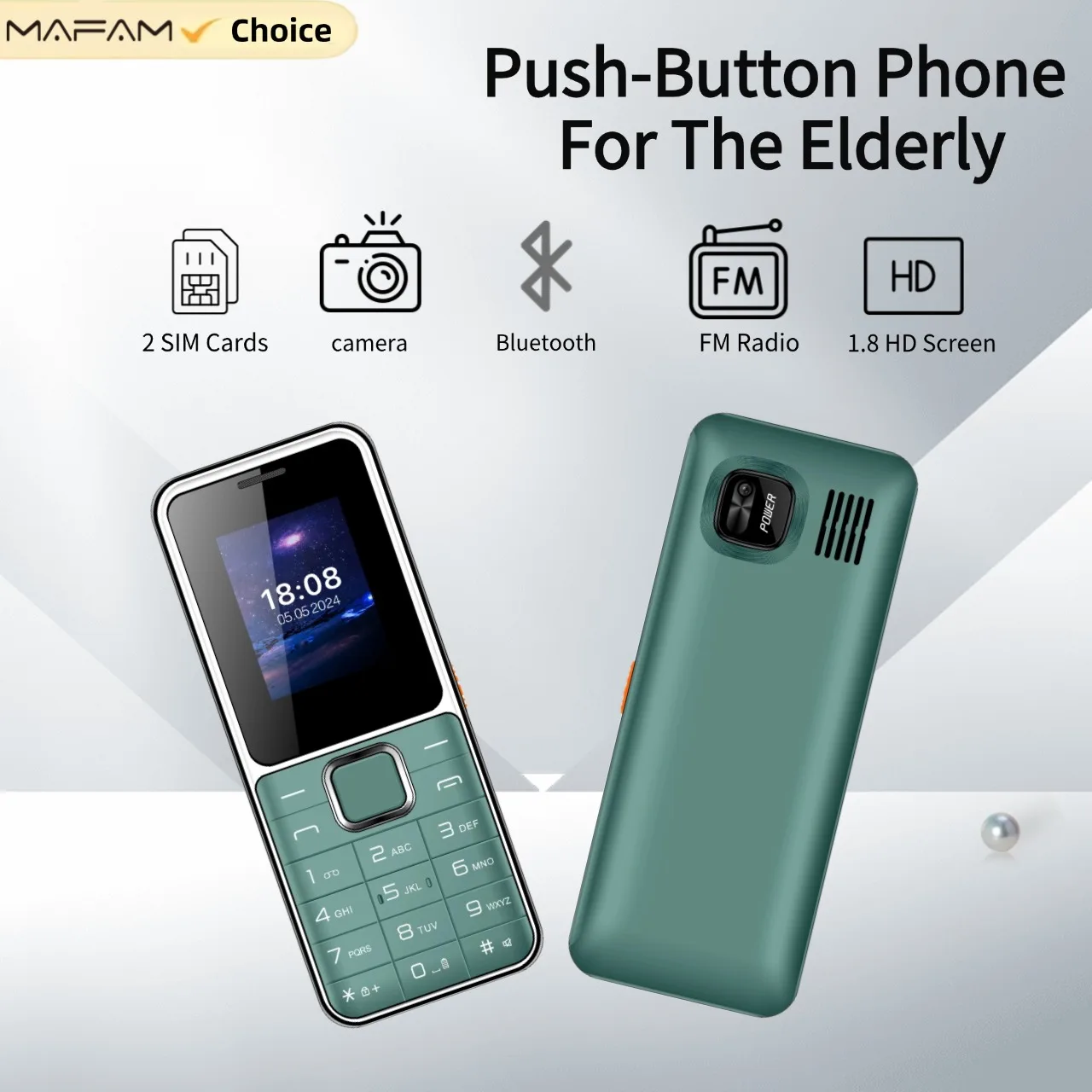 Cheap 2G GSM Senior Mobile Phone 1.8