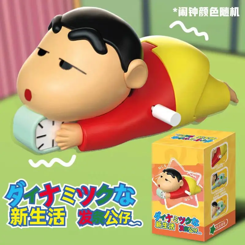 Crayon Shin Chan-caja misteriosa de juguete, caja ciega, juego moderno, juego móvil, regalo de cumpleaños oscilante hecho a mano, Anime circundante de Japón