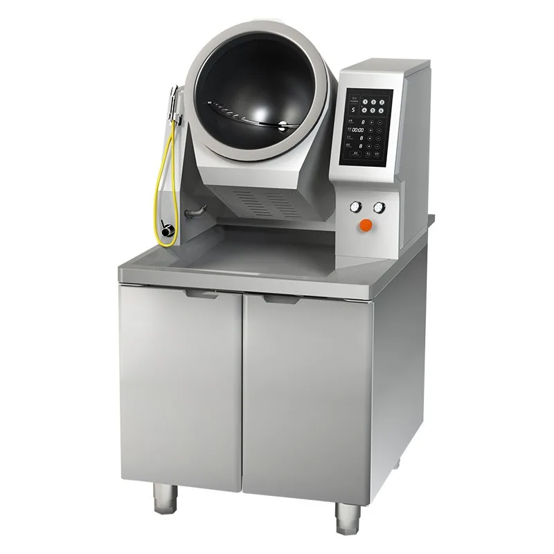 Restaurant Automatic Stir-fry Machine with Stainless Steel and 5000W Power for Kitchen Cooking Save Cost