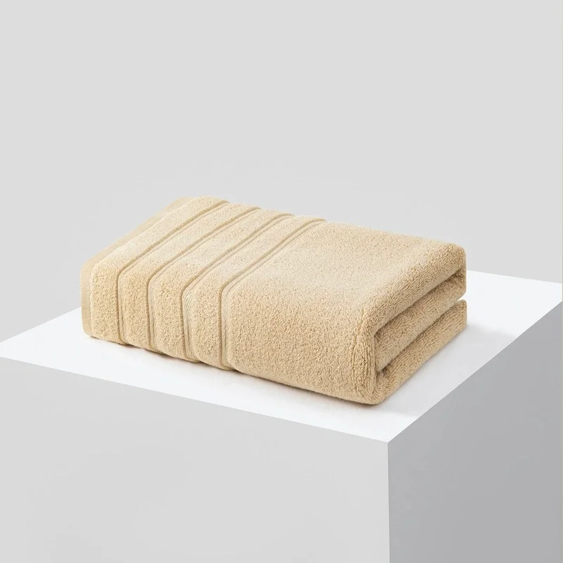 Asciugamano da bagno in cotone 100%, decorazione a strisce verde scuro Asciugamani da bagno da spiaggia altamente assorbenti per nuoto Spa Home Hotel 70 * 140 cm