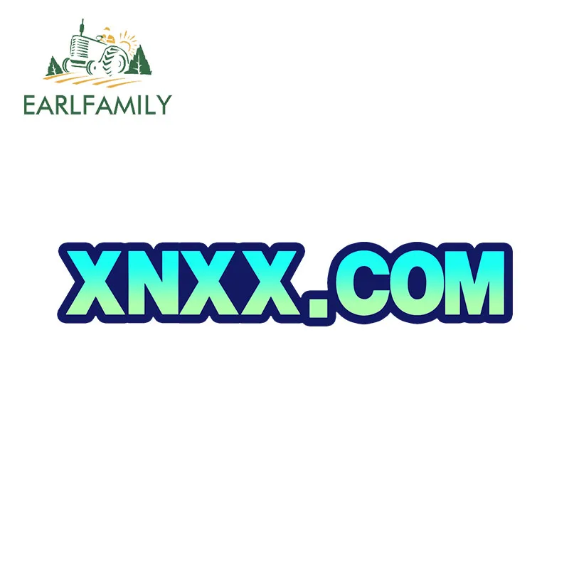 EARLFAMILY 13cm x 2.5cm Personality Decals for XNXX.COM Website Car Stickers Waterproof JDM VAN RV DIY Bumper Motorcycle Sticker