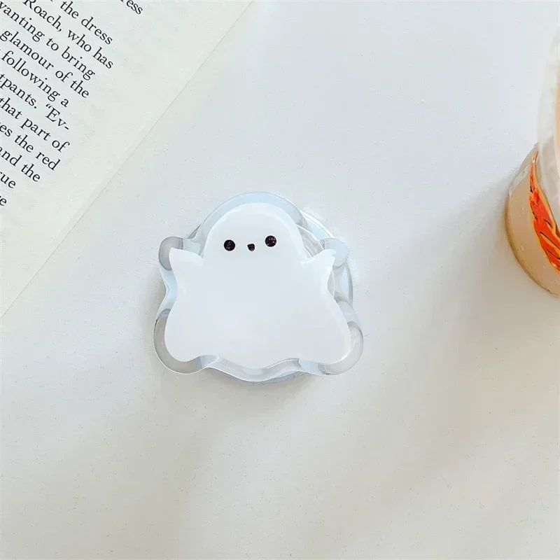 حامل مغناطيسي وردي لطيف على شكل قلب لهاتف آيفون 17 فتاة جميلة على شكل قلعة حامل لملحقات هاتف أبل قبضة توك