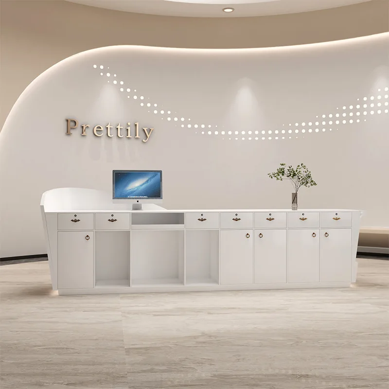 Contatori di cassa per clinica odontoiatrica Azienda Estetica medica Contatori di cassa ospedaliera Mobili moderni per saloni di bellezza Cajero JT40C