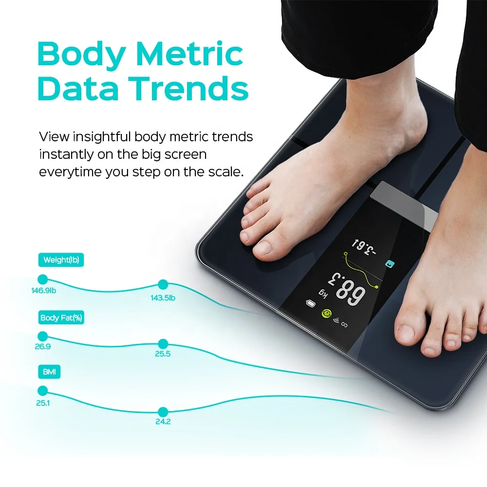 Smartphone personal new body fat scale platform weight scale