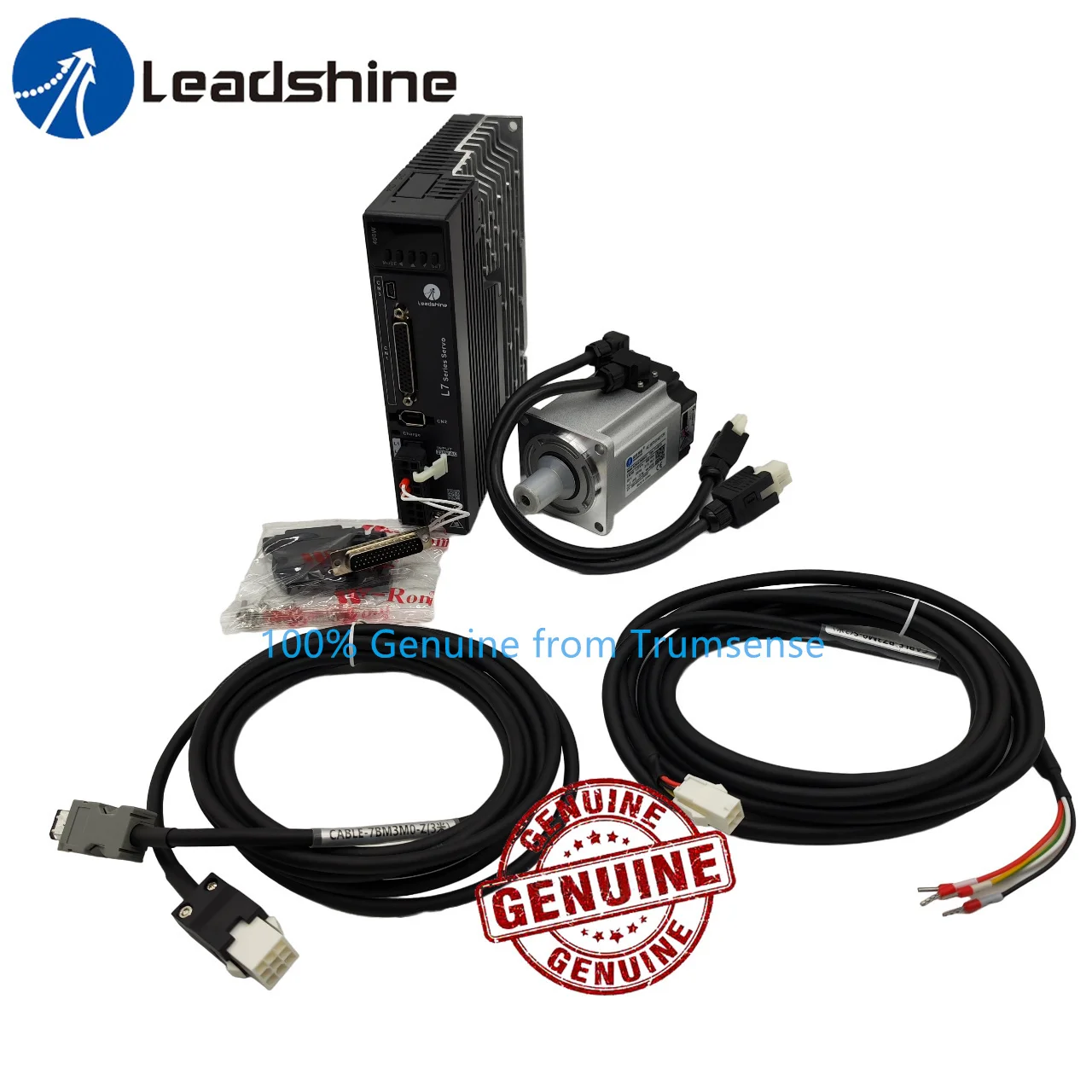 Genuine Leadshine 400W Pulse Type AC Servo Drive L7-400 and IP65 Servo Motor ACM1S-06004H2F1-M17S 1.27 N.M 3000 rpm 2.1A