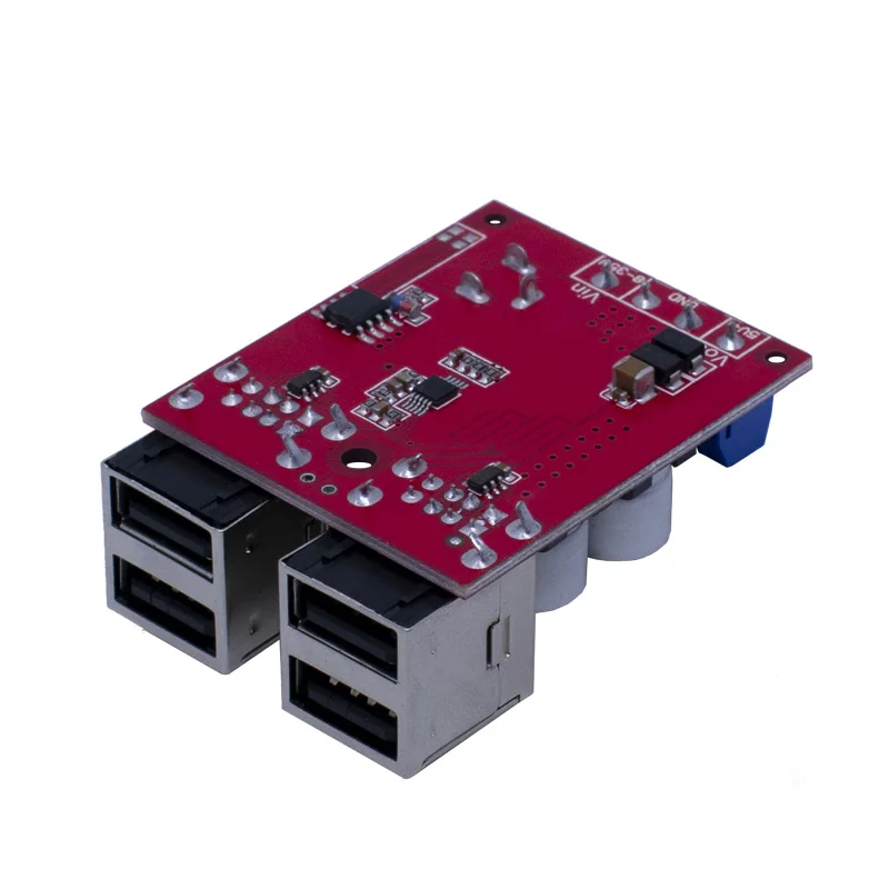 Imagem -02 - Dc-dc Vehicle Charging Board 8v35v a 5v 8a Fonte de Alimentação Módulo de Despressurização Port Usb Output Carregador Móvel