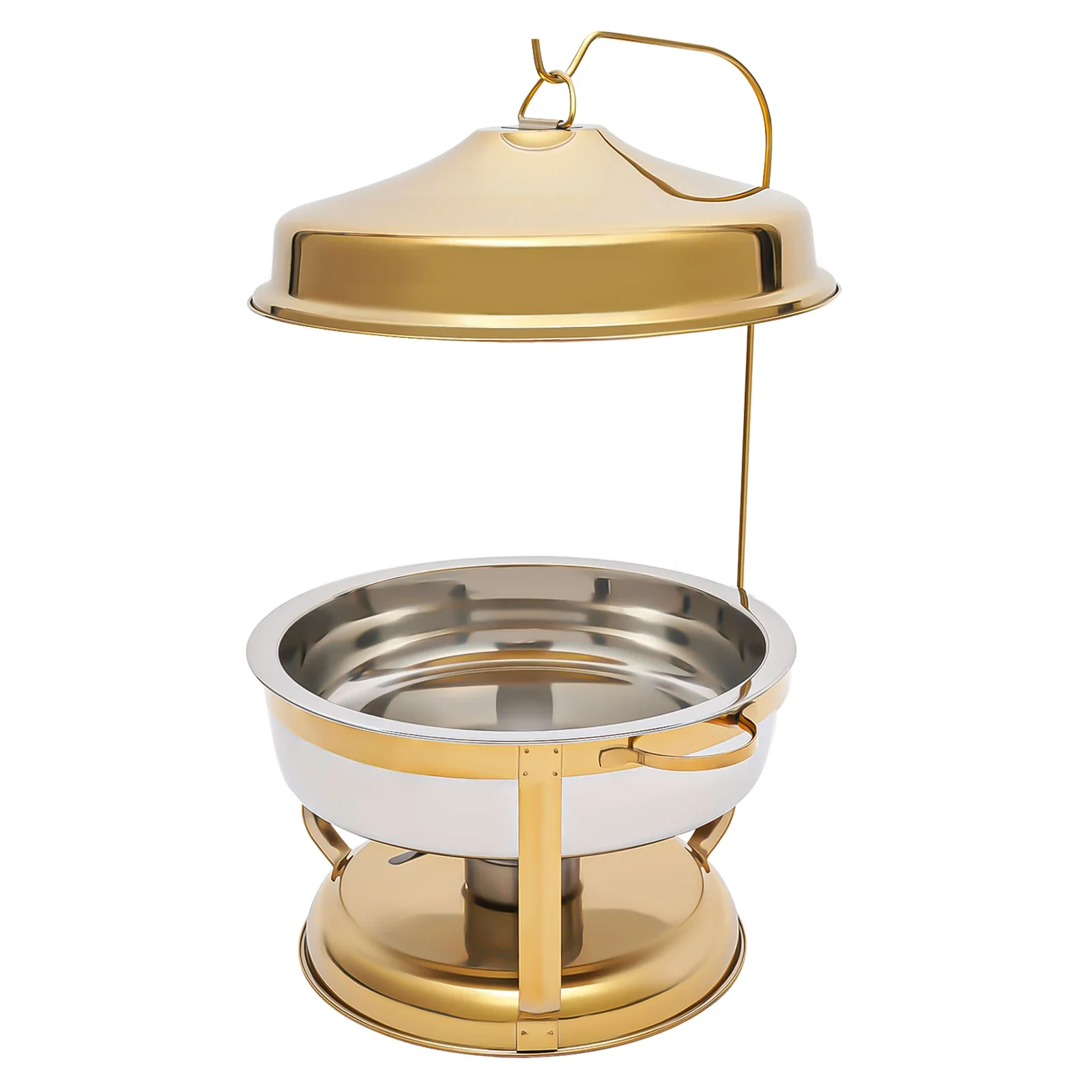 

Набор жаровни для шведского стола из нержавеющей стали 9 л, сервер и подогреватель с подвесной крышкой, подходит для вечеринок