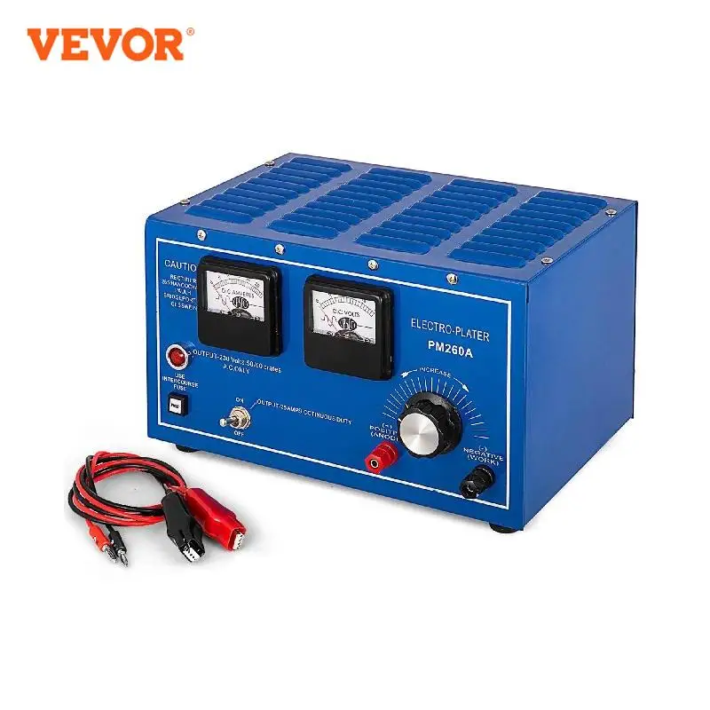 VEVOR 30A Electroplating Machine Adjustable Current and Voltage Silver Gold Platinum Plating Machine DIY Jewelry Making Tools