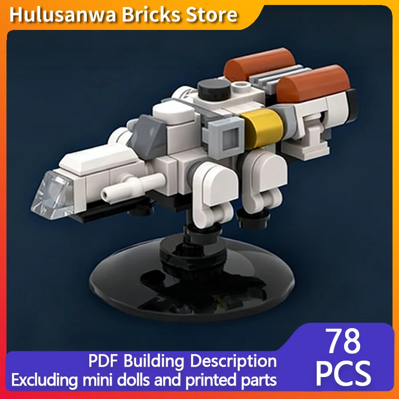 

Популярная игровая модель космического автомобиля MOC, строительные кирпичи, военное оборудование, модульные технологии, подарки, праздник, сборка, детские игрушки, костюм