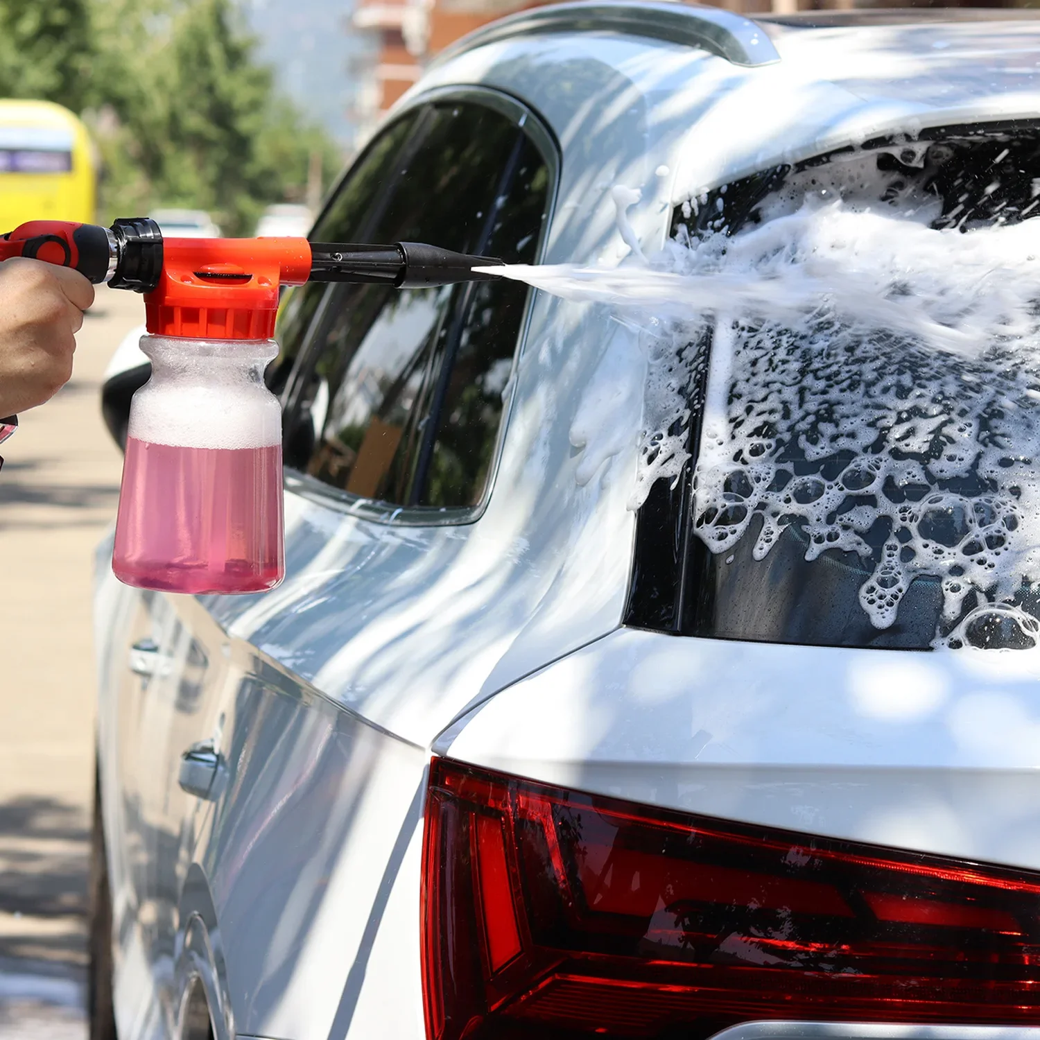 

Durable Household Large Capacity Car Washing Cleaning Water Gun 1L Foam Spray Pot Low Pressure Transparent Spray Pot