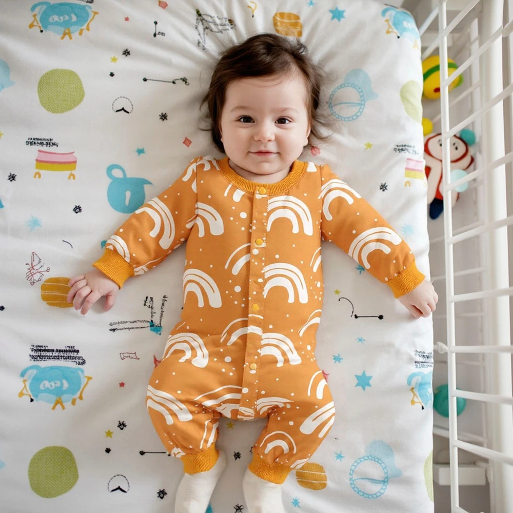 

Halloween Long Sleeve Baby Rompers Autumn Clothing Infants Cute Jumpsuits Printing Casual