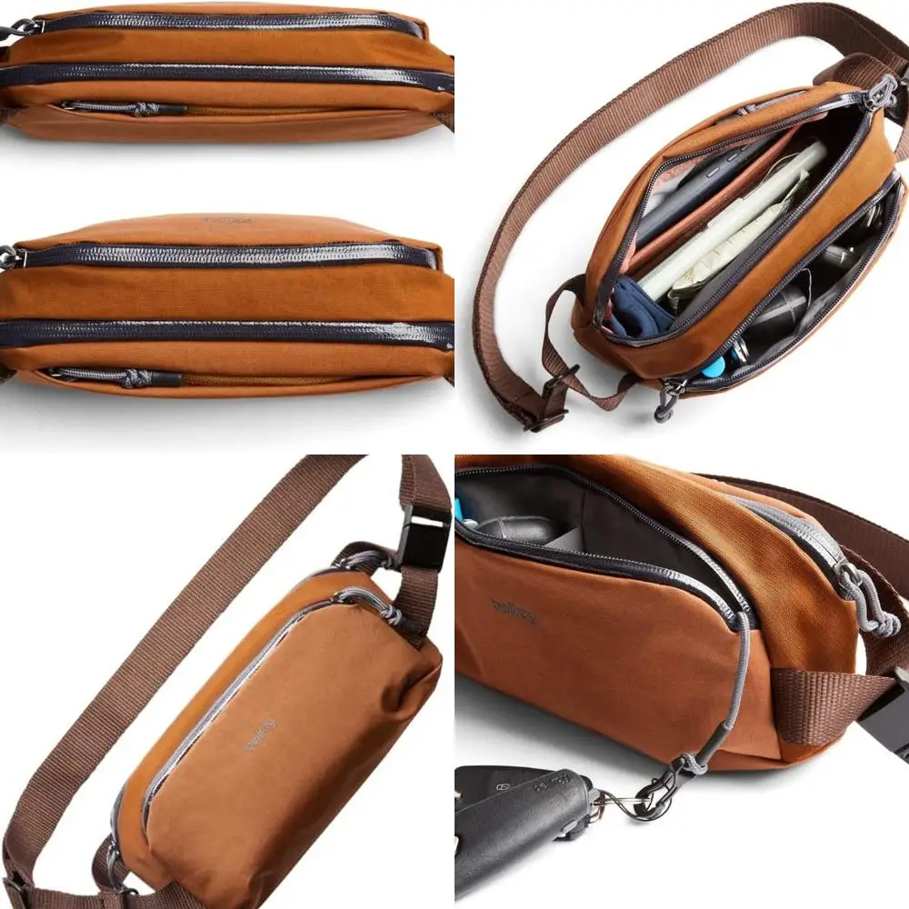 

Water-Resistant Unisex Crossbody Bag, 2.5L Capacity, Ideal for Travel and Adventure