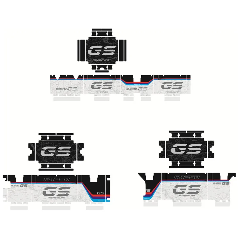 Motorcycle Stickers For 40 Years GS R1250GS Adventure 2019-2022 R1200GS GSA Aluminum Box Sticker Decal Set Motorcycle Accessorie