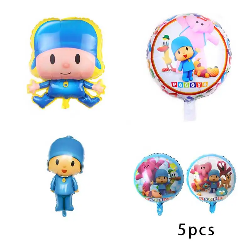 

POCOYOo-LOULA Balloon Boy Birthday Party Supplies Backdrop Decoration Number ballon set Baby Shower