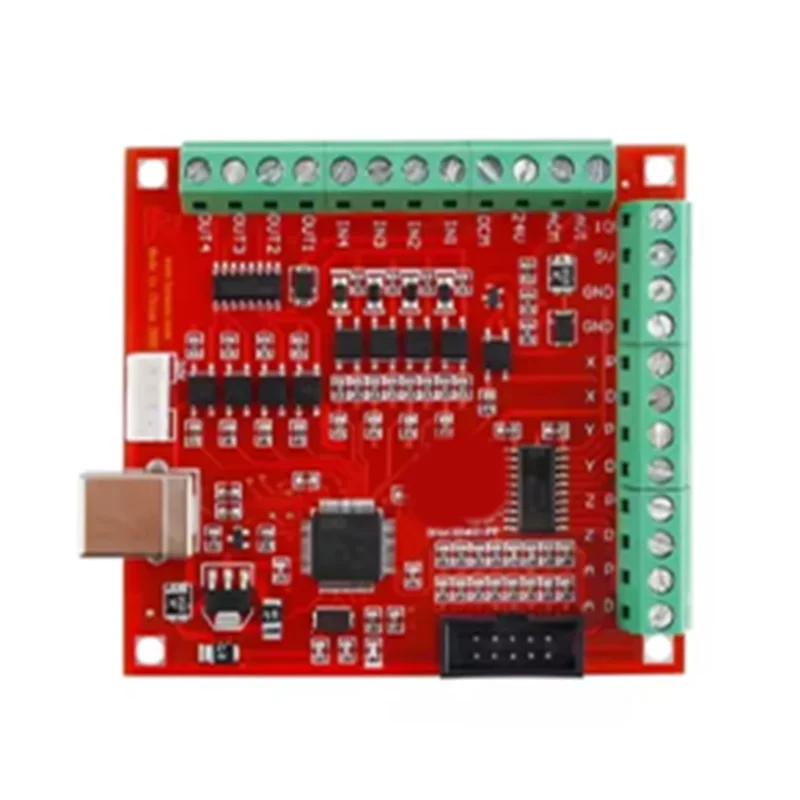 A13E-For MACH3 4-AXIS Controller Card Support Breakout Board Moudle Module USB Stepper And Servo Motor 100Khz With USB Cable And