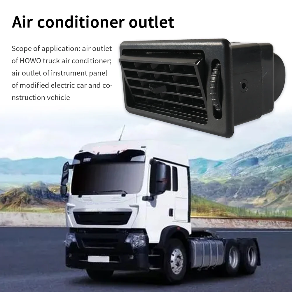 

Heat AC Dash Ventilation Outlet 47mm Car Air Exhaust Vent Dashboard Air Conditioning Outlet for RV ATV Truck Trailer