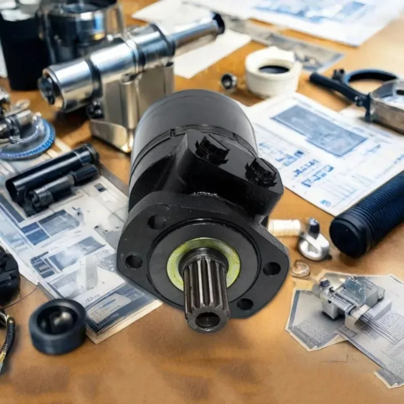 

High Performance Durable Hybrid Hydraulic Gear Motors for Concrete Mixers Fitting TE TB TF TG Models 250 315 400 500