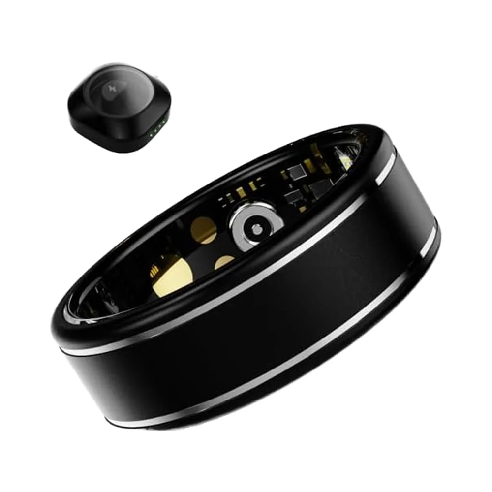 Smart Ring Fitness Tracker per uomo donna 5ATM impermeabile frequenza cardiaca pressione sanguigna monitor del sonno passo contatore di calorie non