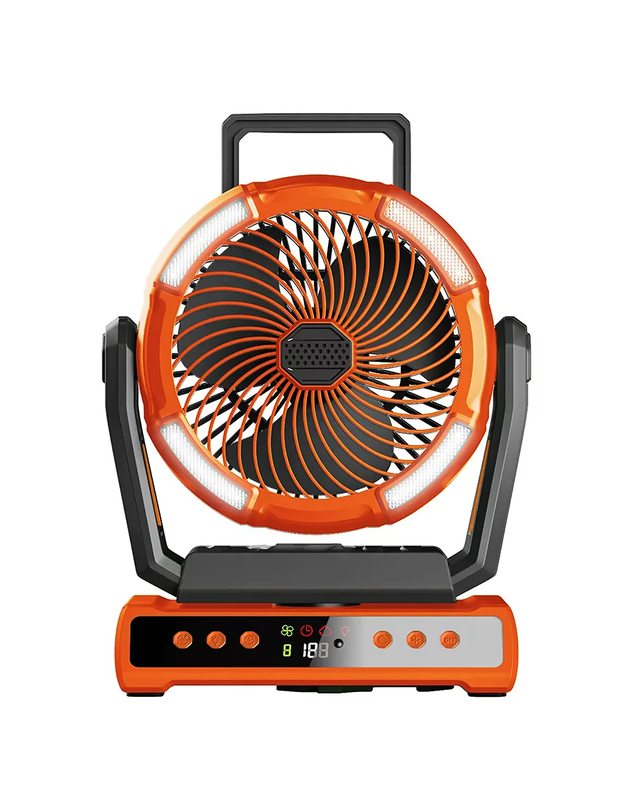 

Rechargeable Outdoor Fan 40000mAh Long Life LED Intelligent Remote Control USB Cooling Outdoor Camping Portable Charging Fan