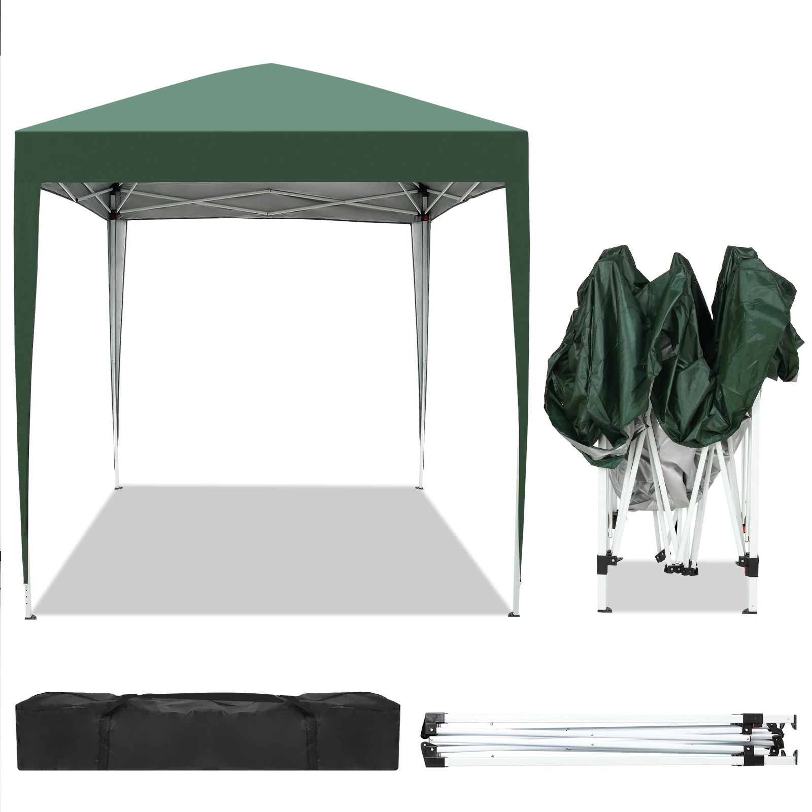 

2 X 2m Practical Waterproof Right-Angle Folding Tent Green