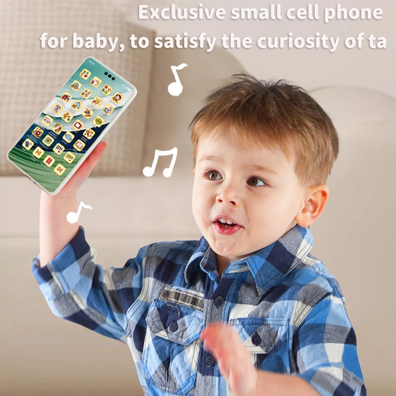 Toy Cell Phone Educational Toys Children Simulation Phone Toy Phone Mobile Early Educational Toy Learning Cellphone Model Toy