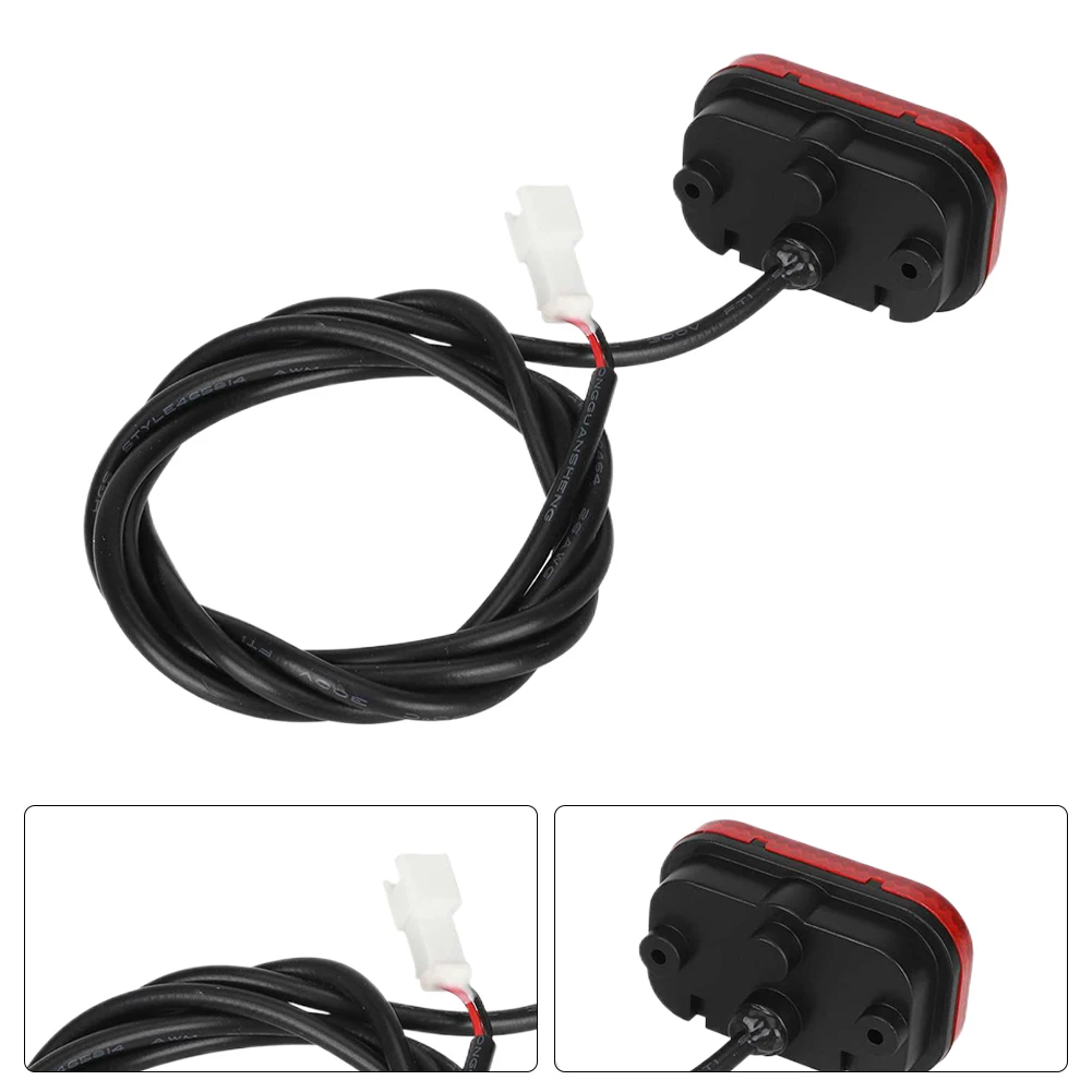 سكوتر الضوء الخلفي الخلفي ضوء مصباح الضوء الخلفي الذيل ضوء الضوء الخلفي مصباح تحذير Kukirin G2 Pro DB الملحقات #6