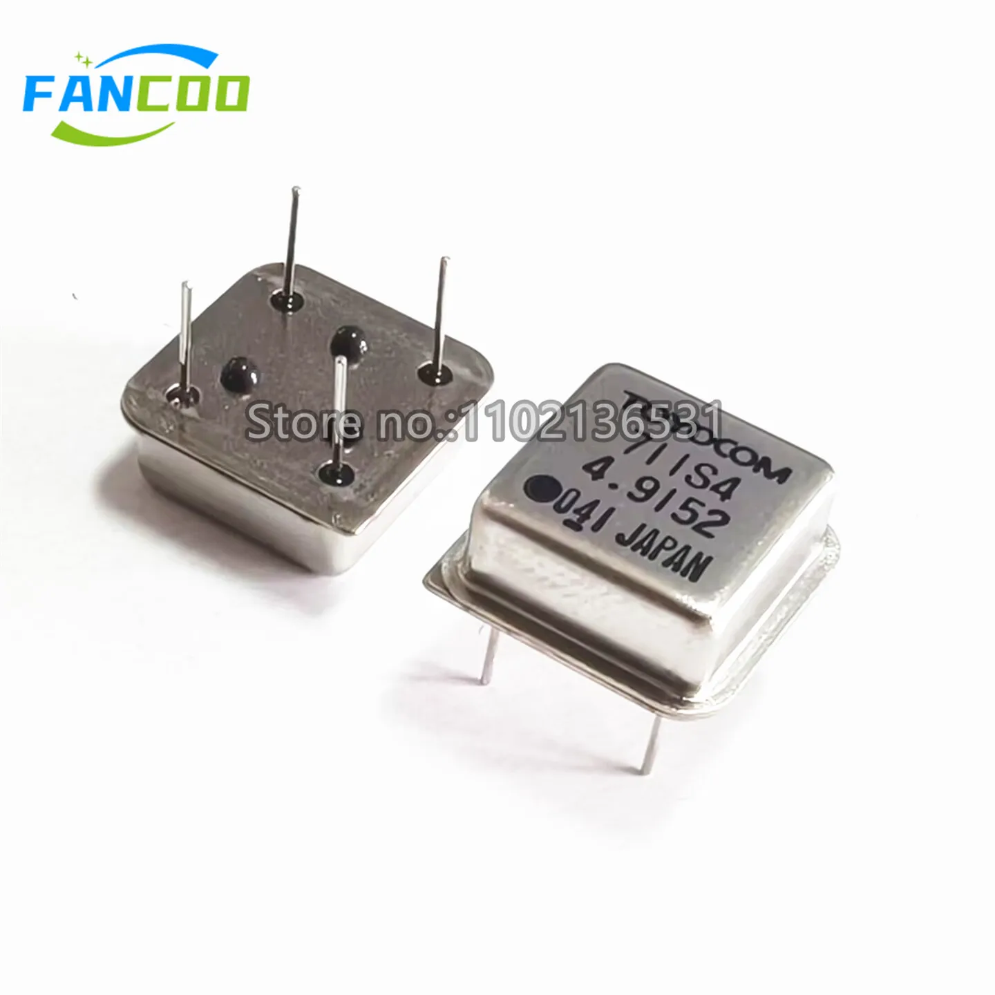 5PCS 4.9152M 4.9152MHZ Half Size 3.3V 5V CRYSTAL CLOCK OSCILLATOR OSC DIP-4 4.9152