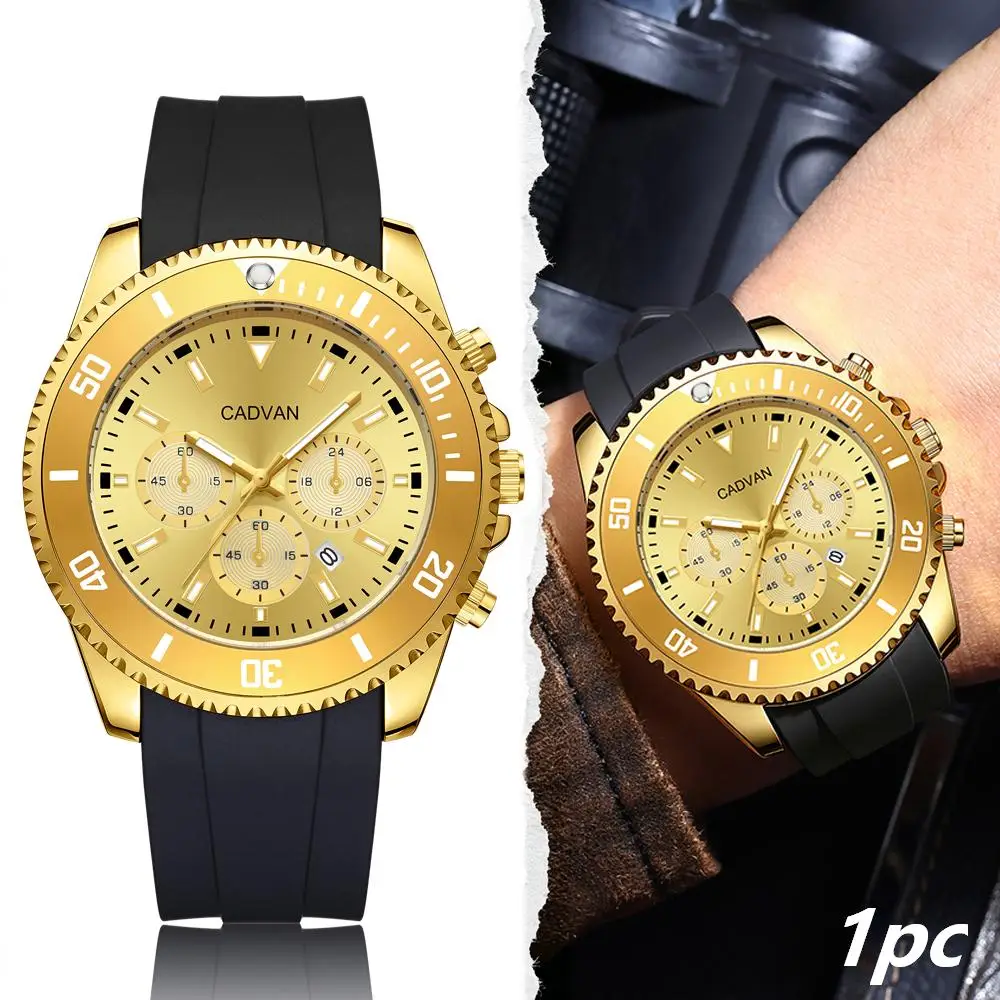 1pc Casual Handsome Men's Quartz Watch Available in Multiple Colors Christmas and Halloween Gifts Includes Simple Gift Box