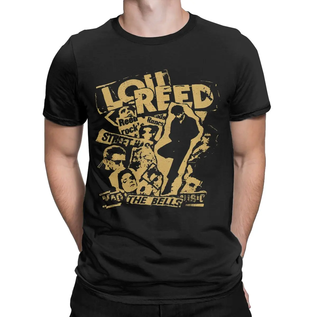 Creative Lou Reed T Shirt Men Women Cotton Vintage Punksthetic Tee Shirt Clothes