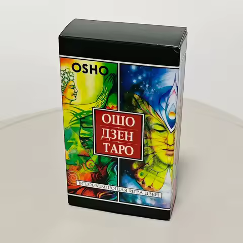 Osho Zen Tarot Deck : The Transcendental Game of Zen 78 Pcs Tarot Cards 10.3*6cm In Russian Language