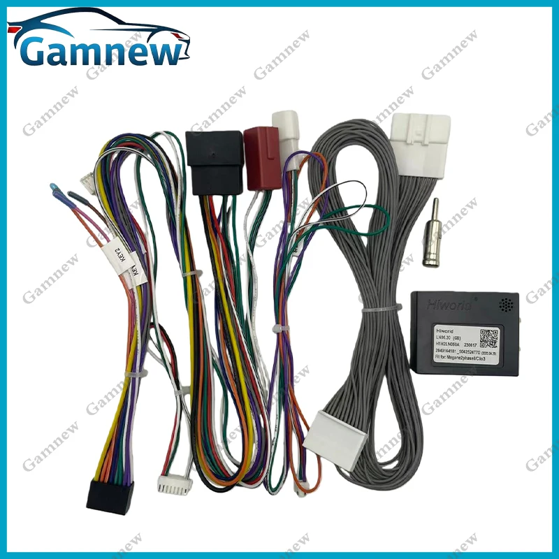Car 16PIN Stereo Power Wiring Harness Cable Canbus For Renault Megane 2 2004-2007 Reserve the original car radio