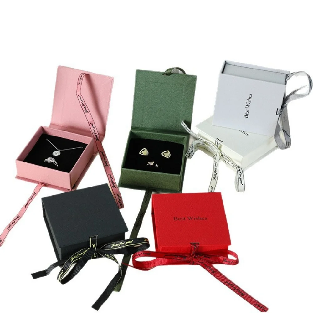 

Откидная шкатулка для драгоценностей в форме книги, кольцо, серьги, ожерелье, кулон, бант, лента, коробка для хранения, витрина для ювелирных изделий, подарочная упаковка, коробка