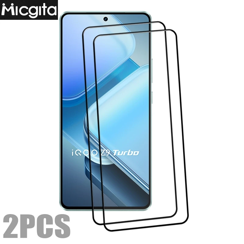 

Закаленное стекло 9H для VIVO IQOO Z9 Turbo, пленка для защиты экрана от царапин, 2 шт.