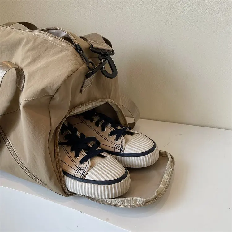 

Спортивная сумка для йоги большой емкости, женская легкая уличная сумка для путешествий, сумка для фитнеса, дорожная сумка с отделением для сухого и влажного воздуха