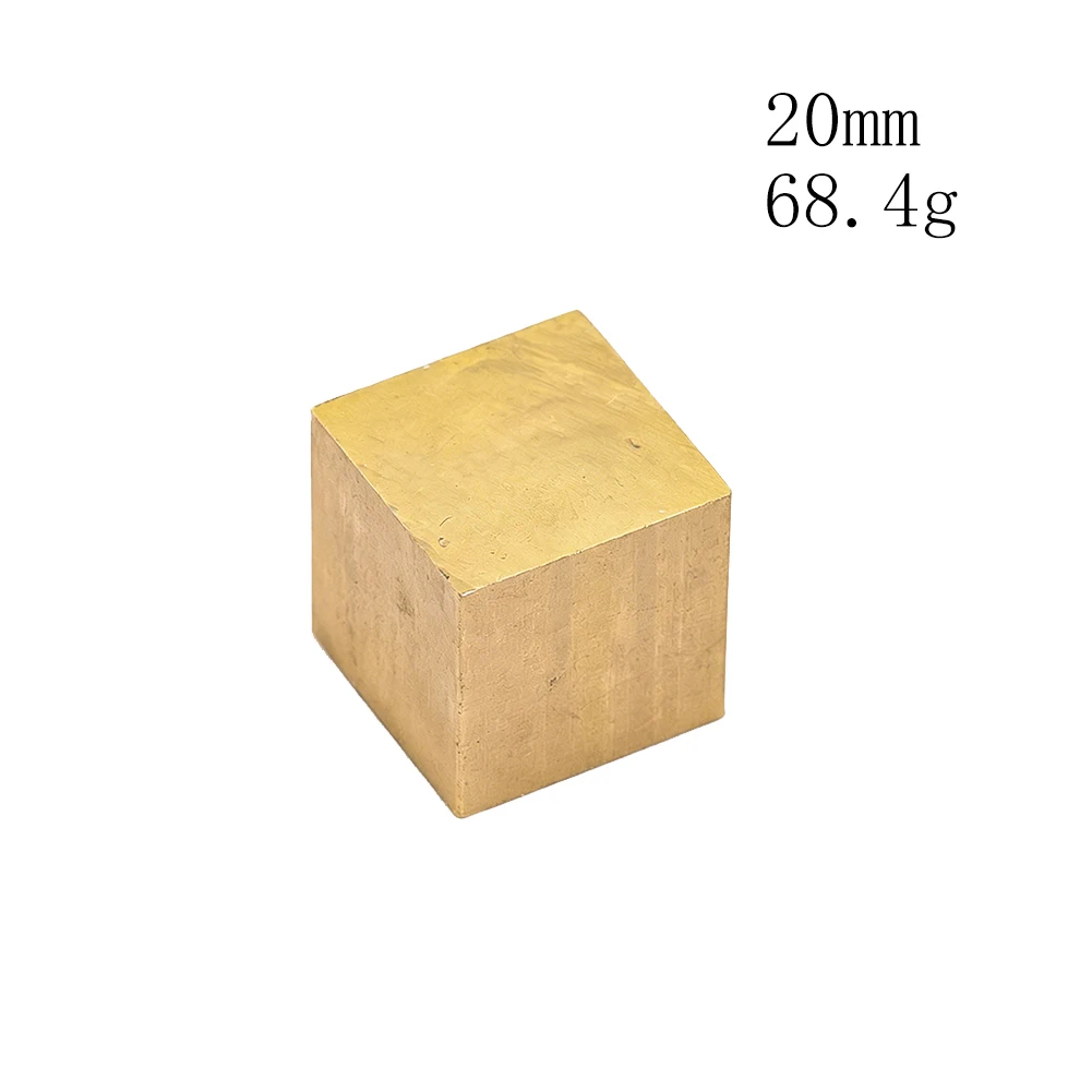 Premium Minimalistischer Massiver Messing-Würfel Briefbeschwerer in Verschiedenen Größen 20/25/30mm Schreibtisch-Deko-Ornament für Büro Studium Fotografie-Requisite Geschenk – Detail 5