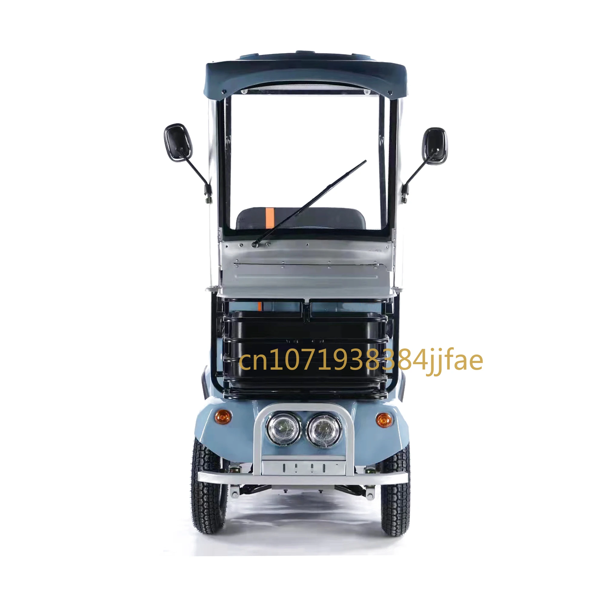 Patinete eléctrico de movilidad para ancianos, carrito de Golf de largo alcance con techo, de 4 ruedas mutlifunción, 800W, 60V