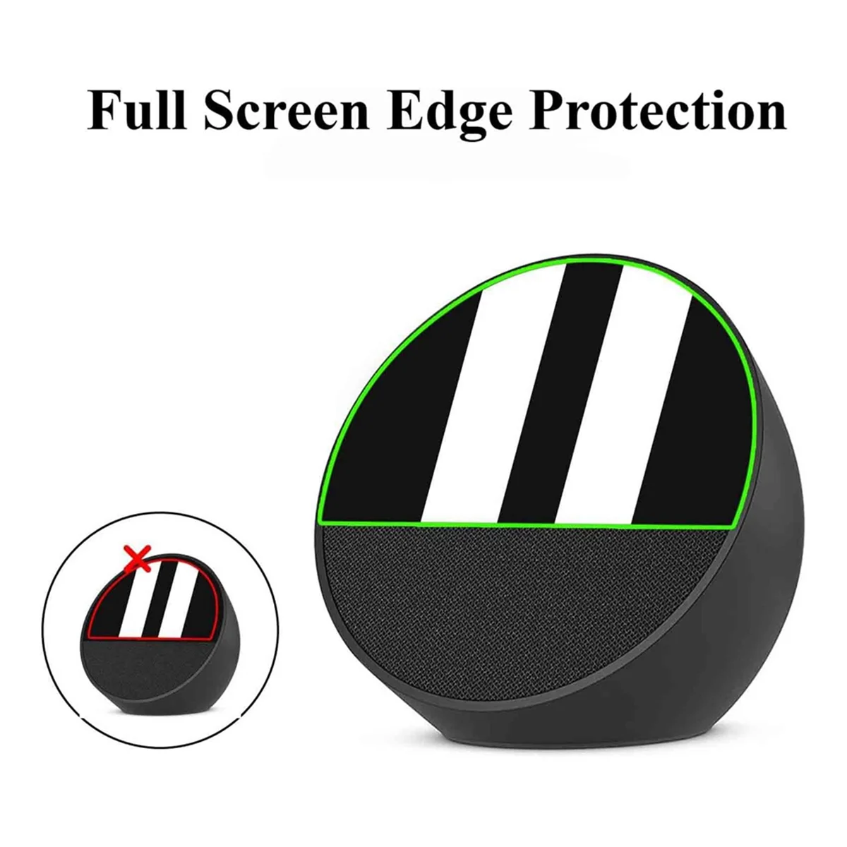 Film de protection haute définition amélioré pour Amazon Echo Spot (version 2024)