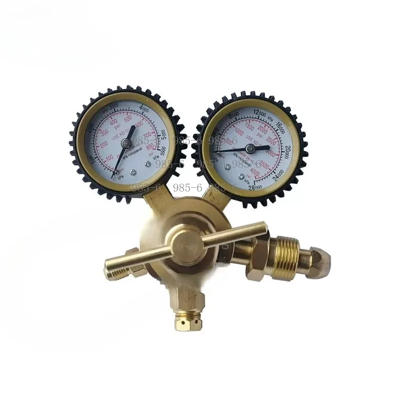 American Style High-Pressure Nitrogen Pressure Reducing Valve, All Copper Pressure Reducer