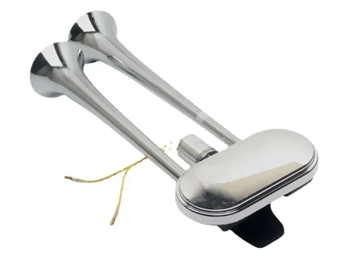 البوق بصوت عال قطار شاحنة الهواء القرن سيارة 12 فولت 24 فولت شاحنة قارب قطار حافلة الهواء الفولاذ المقاوم للصدأ سيارة الهواء القرن مصنع التصنيع