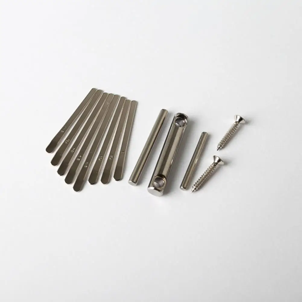 1 Satz 8 Tasten Kalimba DIY Set Daumen Klavier Splitter DIY Ersatzteile Musik instrument Zubehör für Anfänger Großhandel