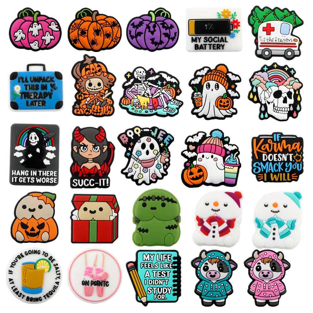 5/10pcs New Animals Halloween Series Silicone Focal Beads For Jewelry Making DIY Keychain Bracelet Jewelry Accessories