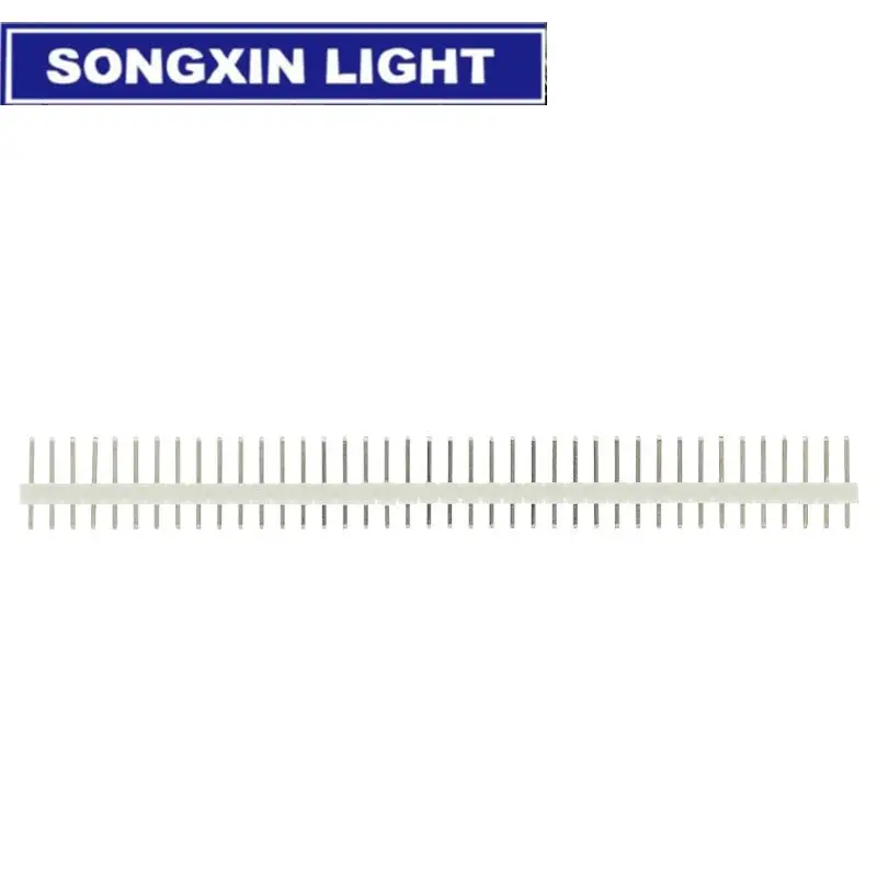 10pcs 40 Pin 1x40 Colorful Single Row Male 2.54 Breakable Pin Header Connector 40pin Strip For Arduino