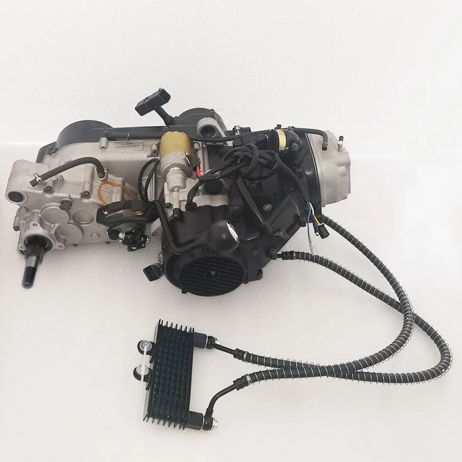 GY6 200cc Oil-Cooled Engine ATV Go-Kart Hand-Pull Start CVT Transmission with Reverse Gear for Outdoor Entertainment