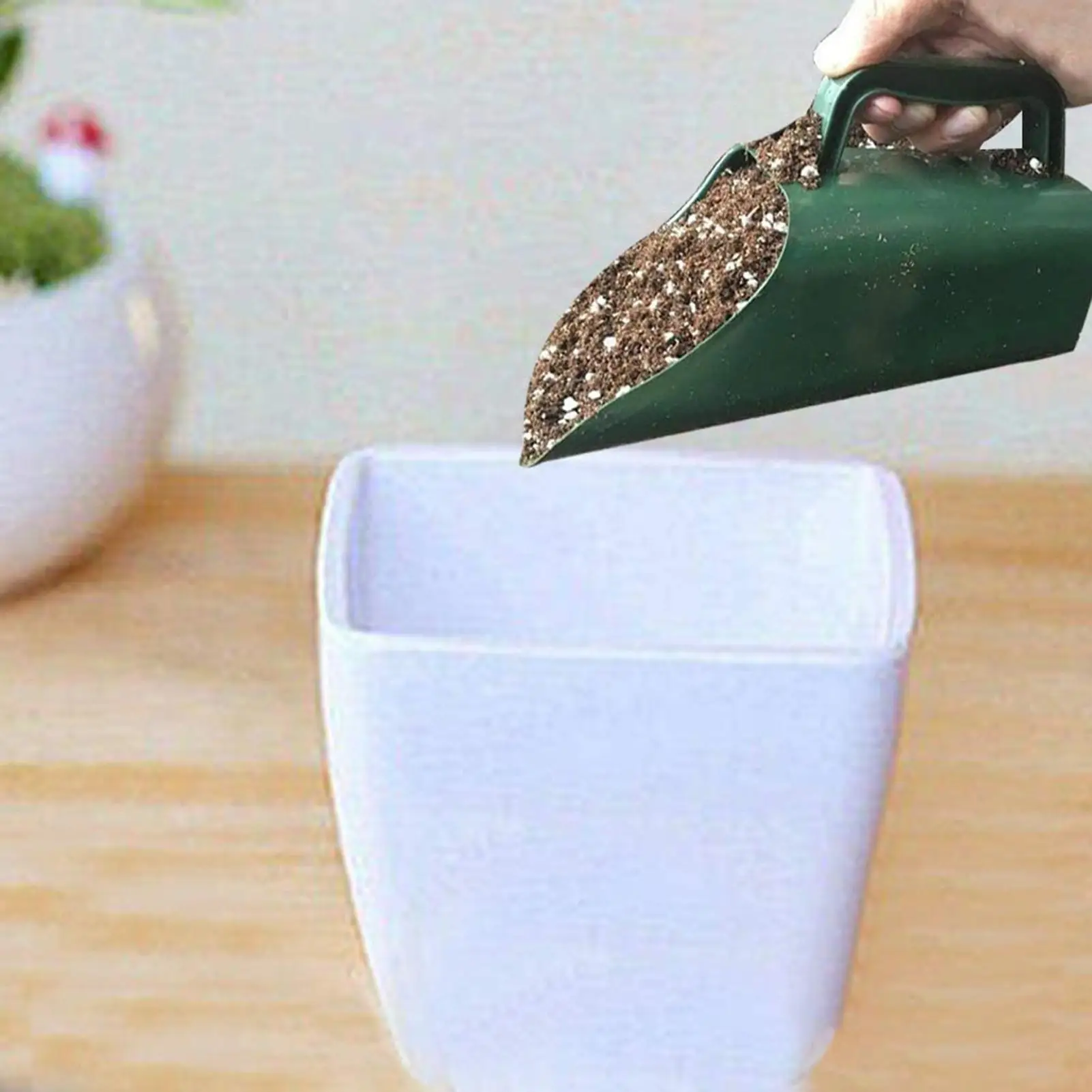 Garden Leaf Shovel Multi-functional Soil Plastic Shovel Digging Tool Fish Tank Sand Cleaning Scoop gardening supplies