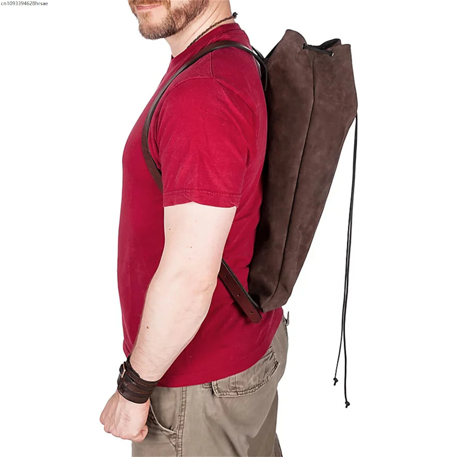 Renaissance Drawstring หนัง Steampunk เอวกระเป๋ากระเป๋าเป้สะพายหลังยุคกลาง Fanny Pack สะโพกกระเป๋าเข็มขัดวินเทจกระเป๋าฮาโลวีนเครื่องแต่งกาย Props