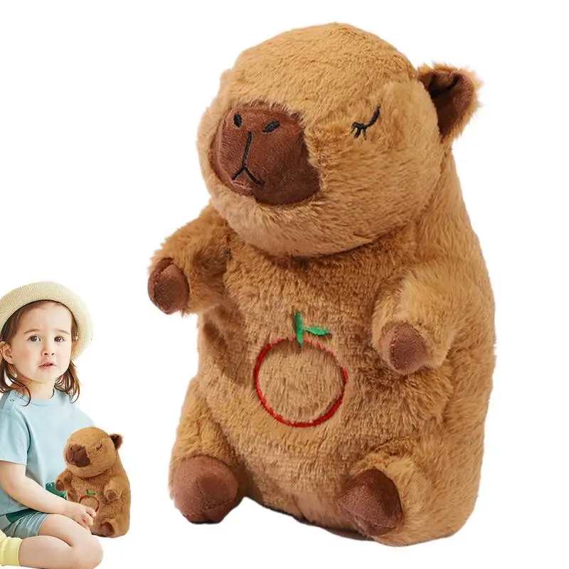 

Soothing Breathing Stuffed Animal Heartbeat Soothing Snuggle Animal Breathing Otter Sleep Buddy With Music And Light For Toddler