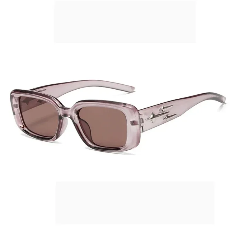 Retro Y2K Kleine Quadratische Kätzchenaugen-Sonnenbrille für Damen und Herren Modische Bunte Verspiegelte Gläser Punk Sport UV-Schutz Sonnenbrillen – Detail 5