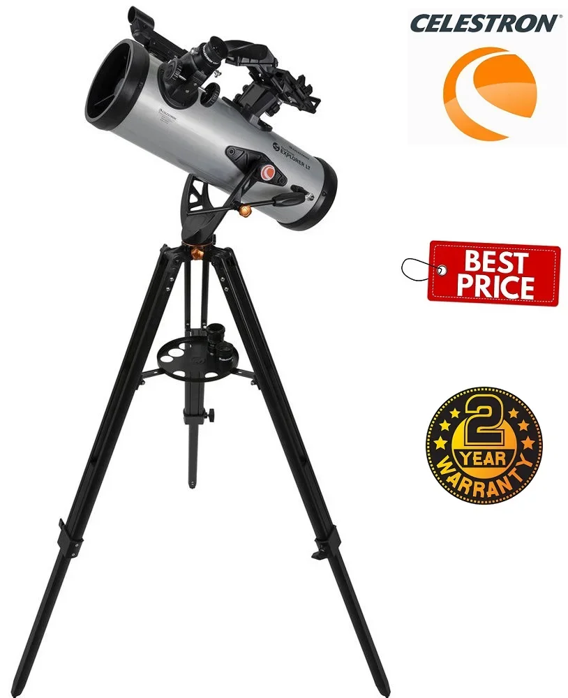 

Celestron StarSense Explorer LT 114AZ Powerful 114mm Reflector Astronomical Telescope Use Smartphone App for Star Navigation