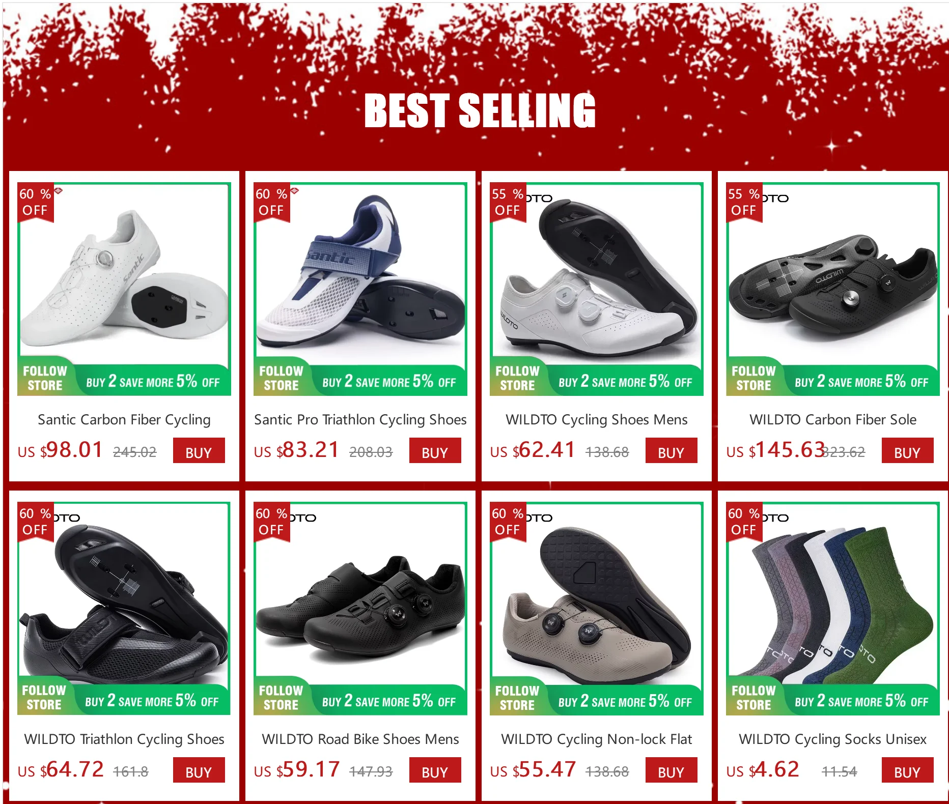 WILDTO Triathlon-Radschuhe Herren-Rennradschuhe Neue Nylon- und Glasfasersohle Knock-Schutz-Zehenpartie Atmungsaktive Fahrradschuhe mit Schnellverschluss – Detail 1